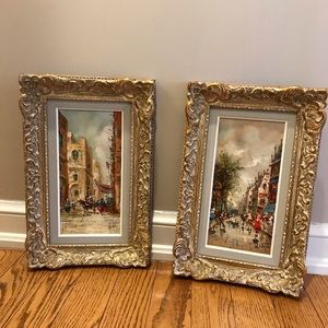 Italian  Paintings Set